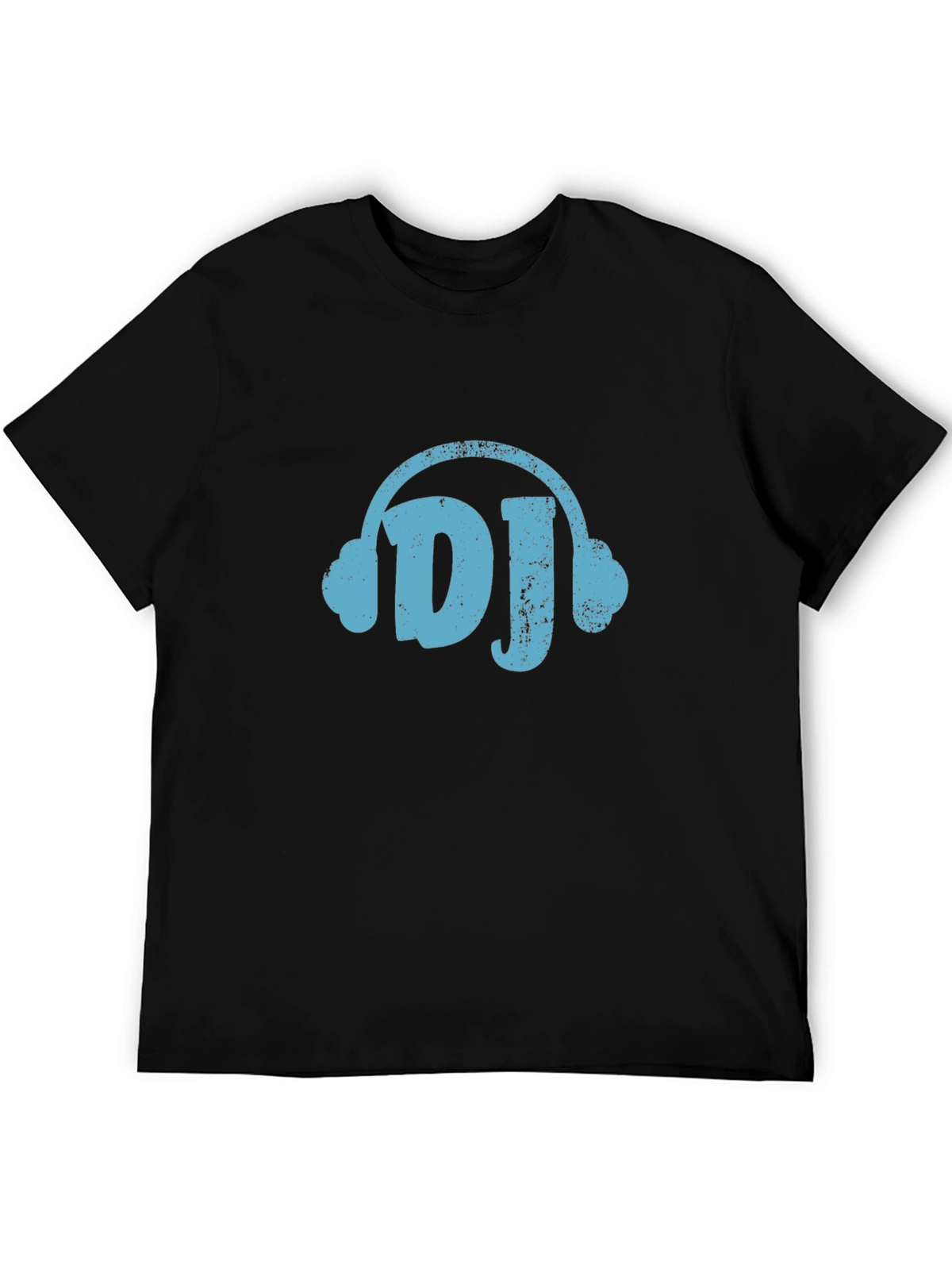 DJ Headphones Graphic Tee - Black