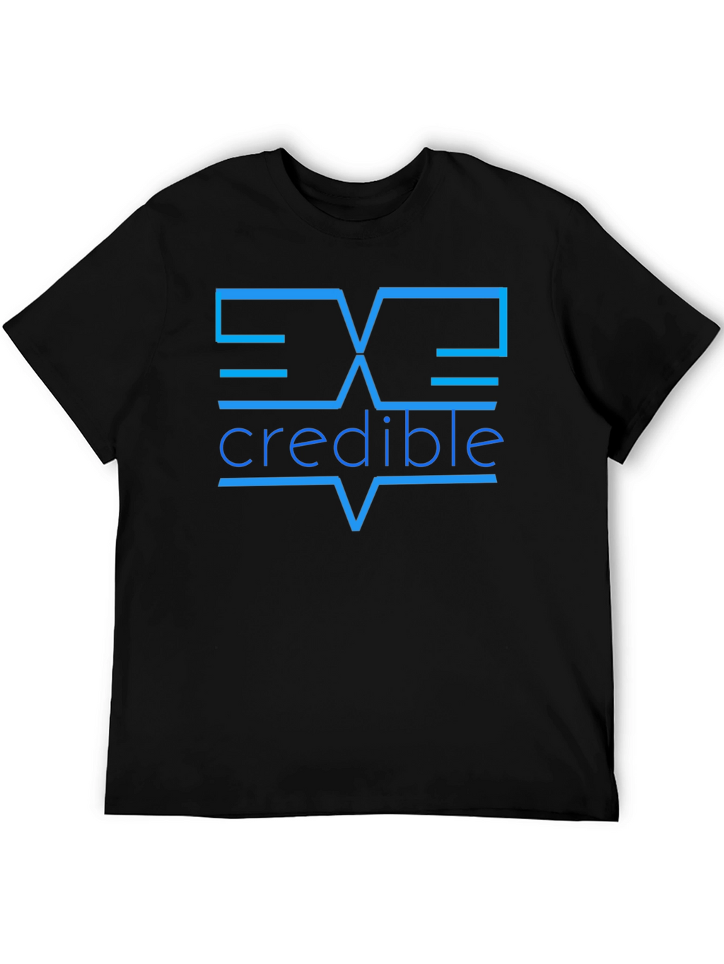 Incredible Graphic Tee - Modern Design Black T-Shirt