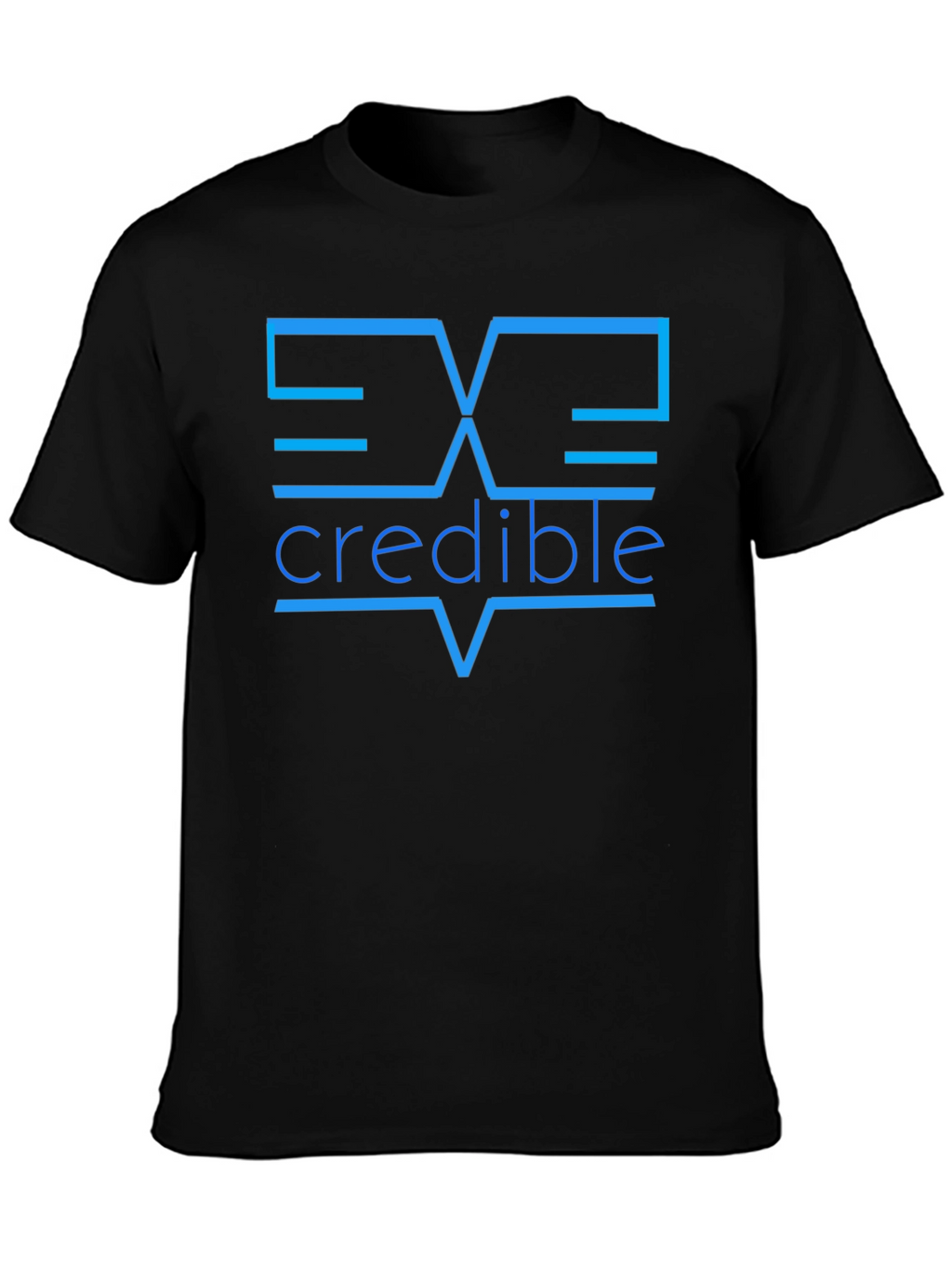 Incredible Graphic Tee - Modern Design Black T-Shirt