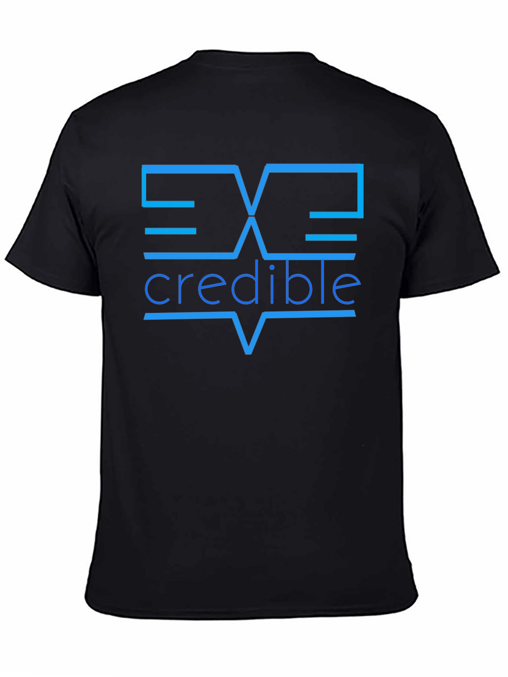 Incredible Graphic Tee - Modern Design Black T-Shirt