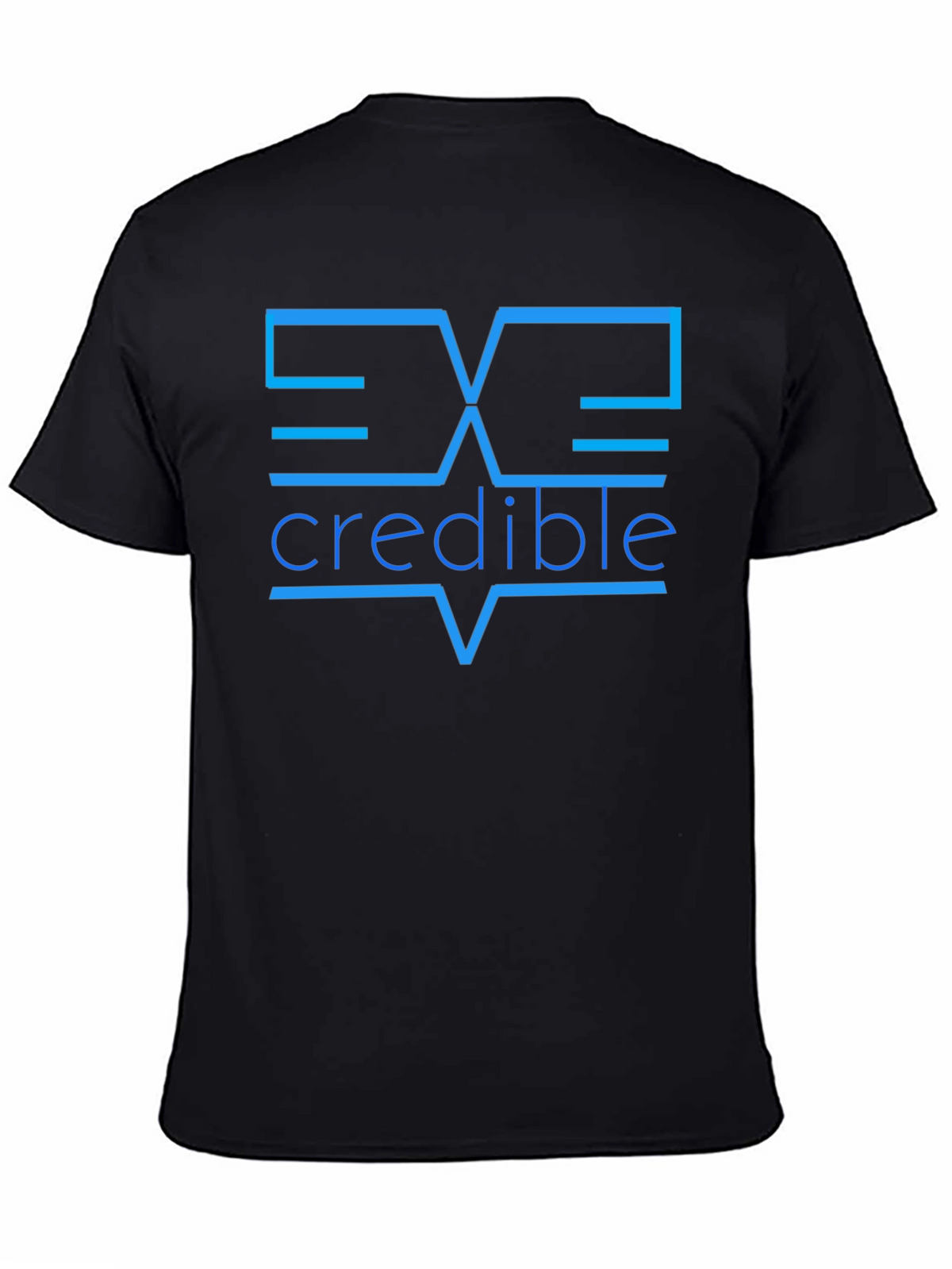 Incredible Graphic Tee - Modern Design Black T-Shirt