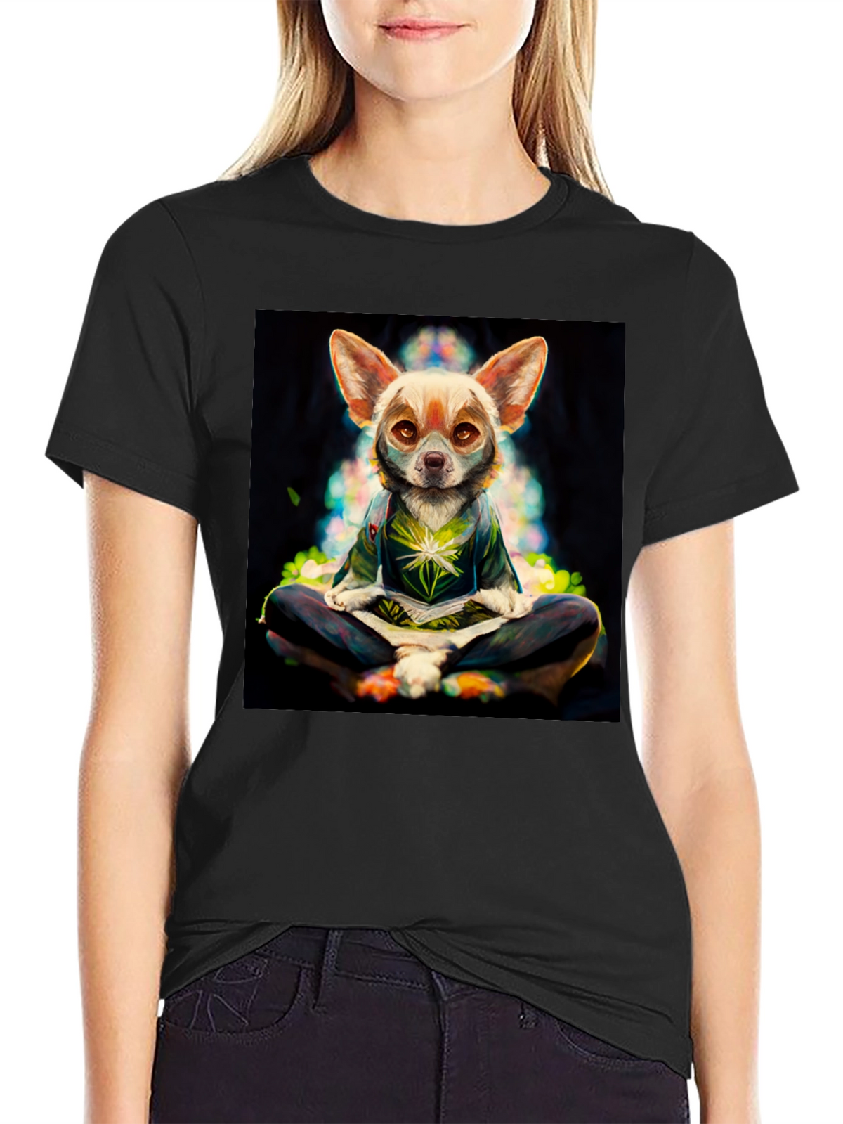Meditating Dog T-Shirt