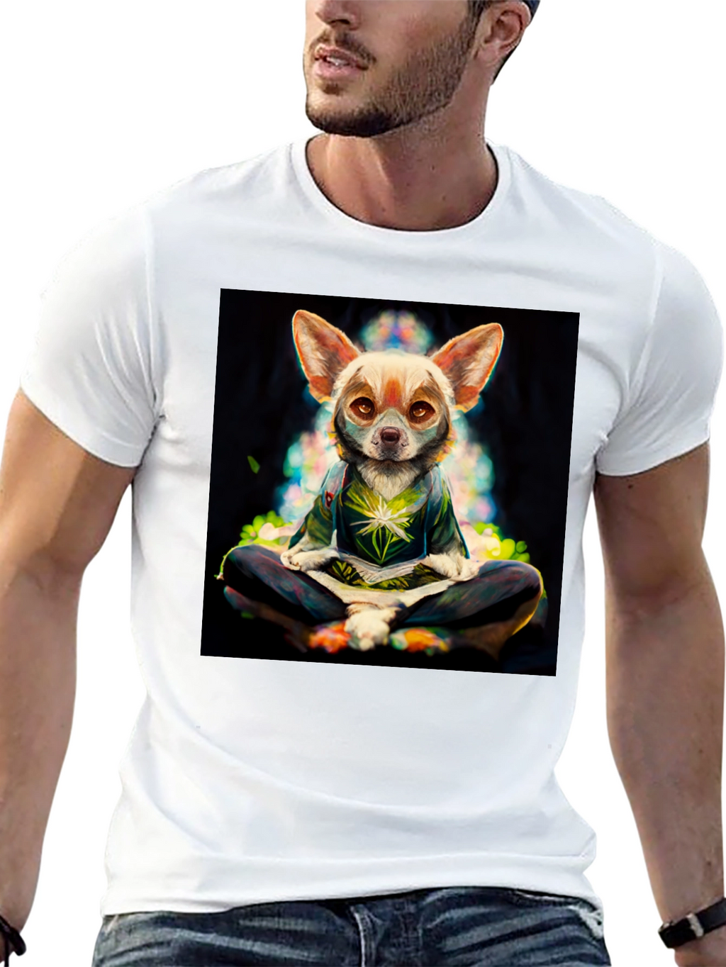 Meditating Dog T-Shirt