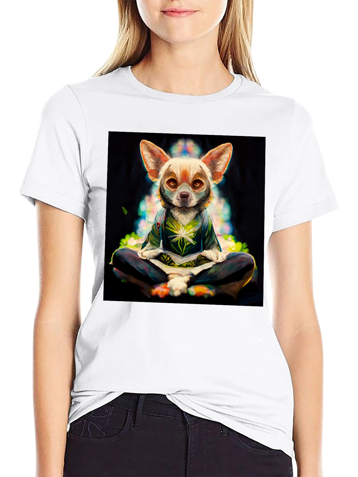 Meditating Dog T-Shirt