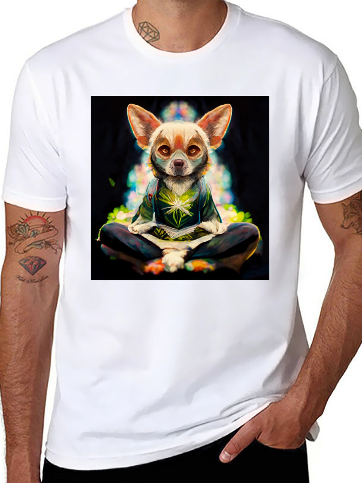 Meditating Dog T-Shirt