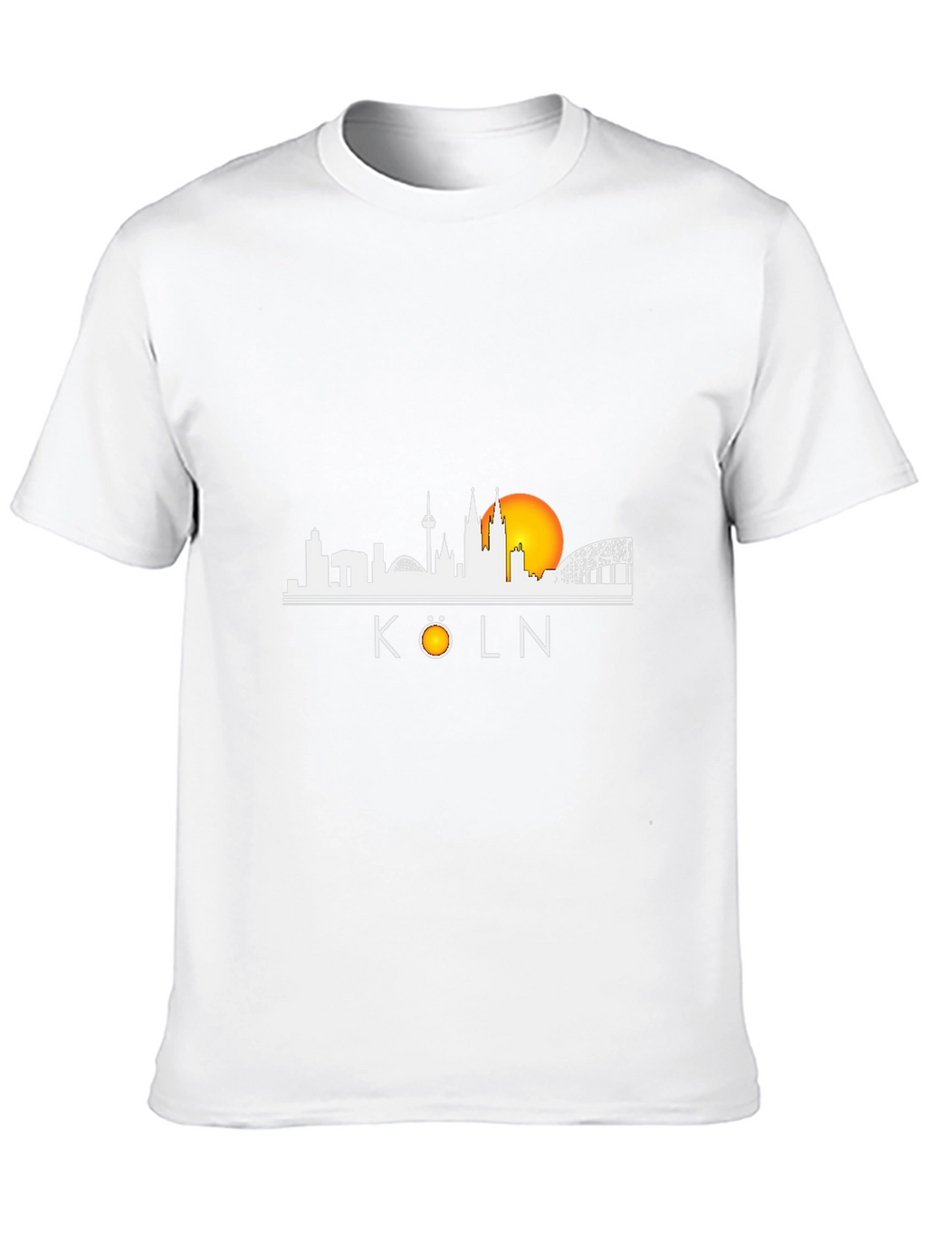 Köln Skyline T-Shirt - Black Cotton Tee