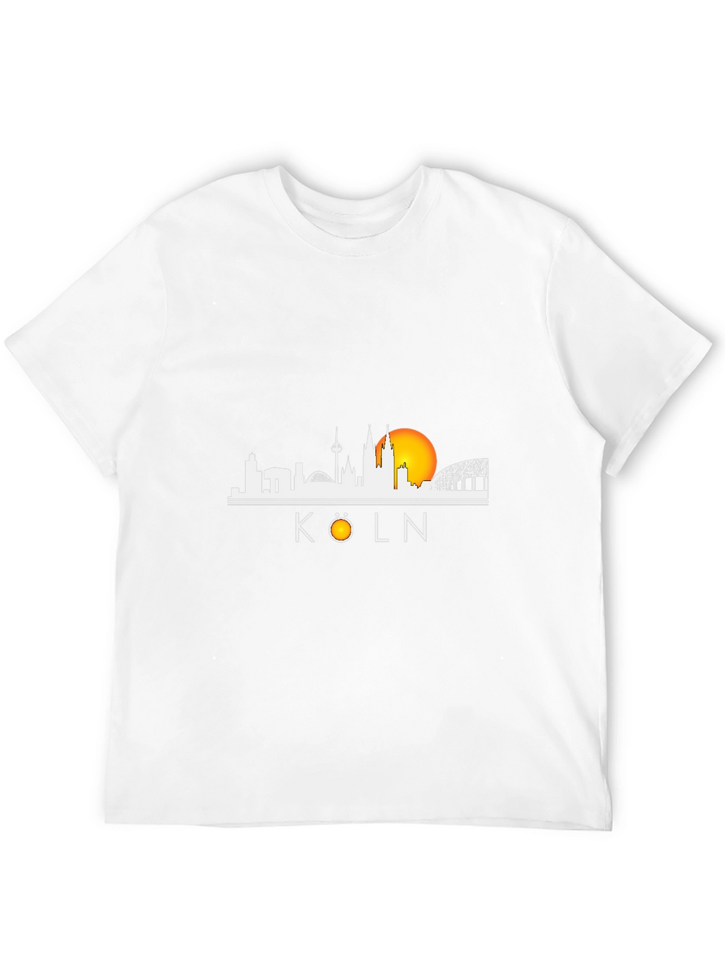 Köln Skyline T-Shirt - Black Cotton Tee