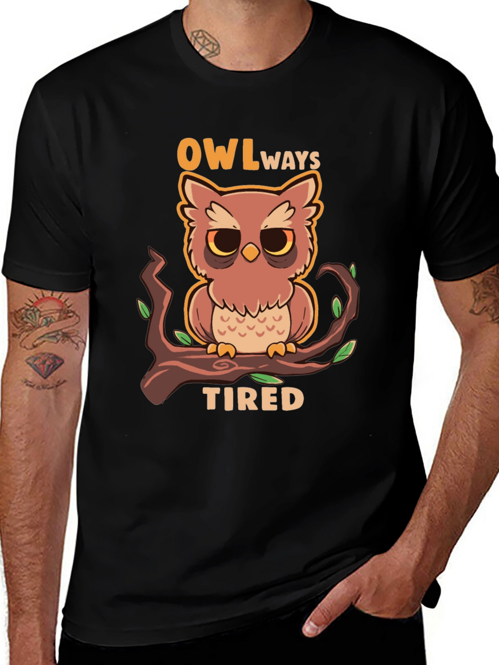 Owl Always Tired Graphic Tee