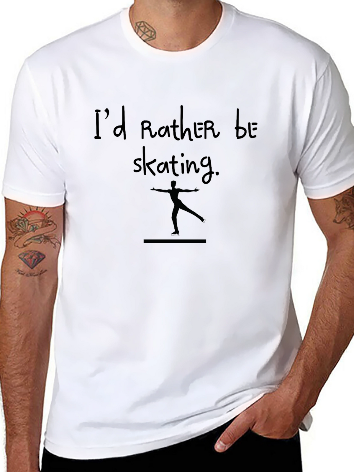 Id Rather Be Skating T-Shirt