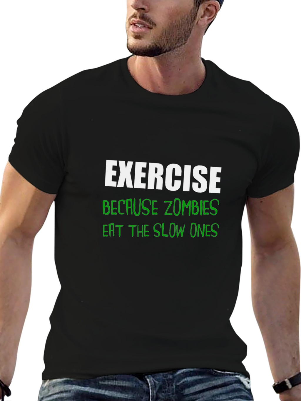 Exercise Because Zombies T-Shirt