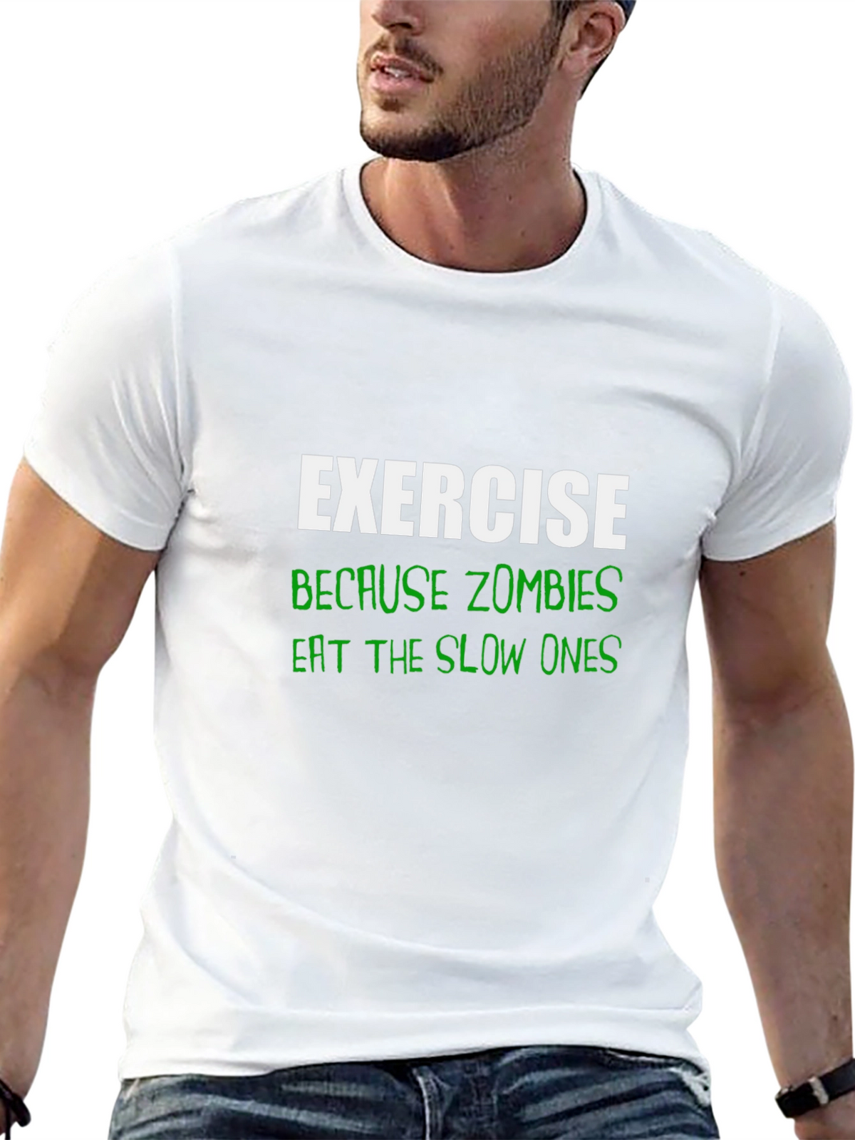 Exercise Because Zombies T-Shirt