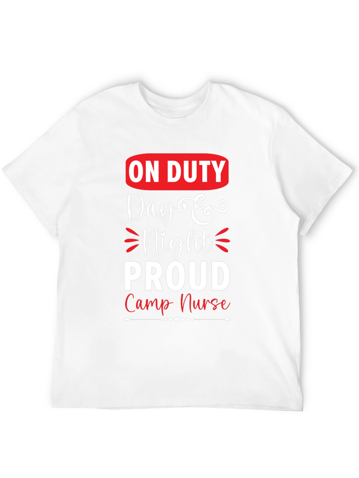 On Duty Camp Nurse Graphic T-Shirt