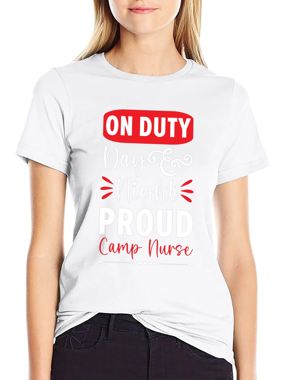 On Duty Camp Nurse Graphic T-Shirt