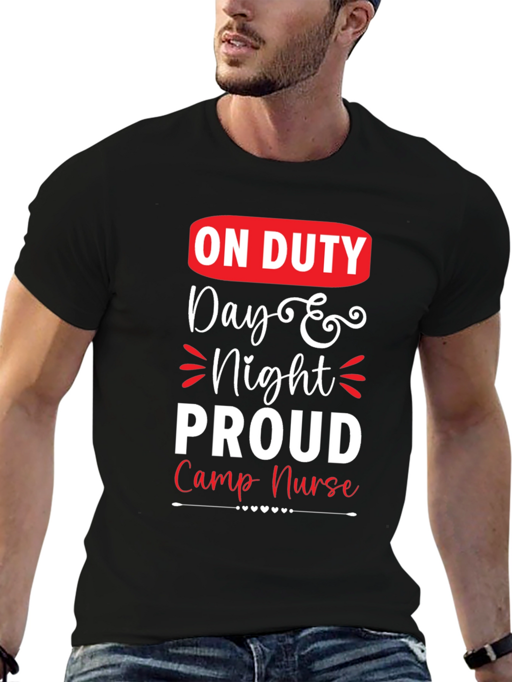 On Duty Camp Nurse Graphic T-Shirt