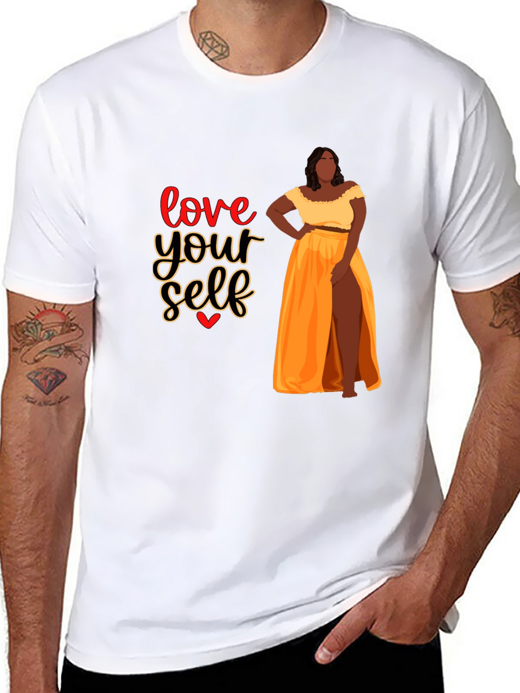 Love Yourself Womens Graphic Tee