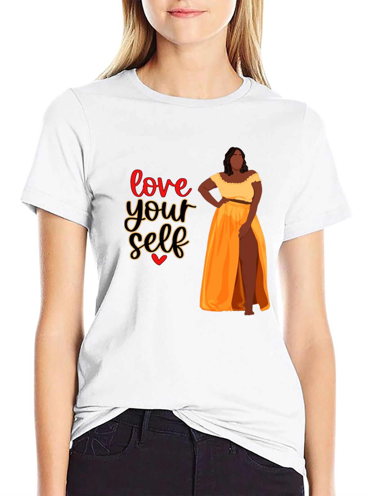 Love Yourself Womens Graphic Tee