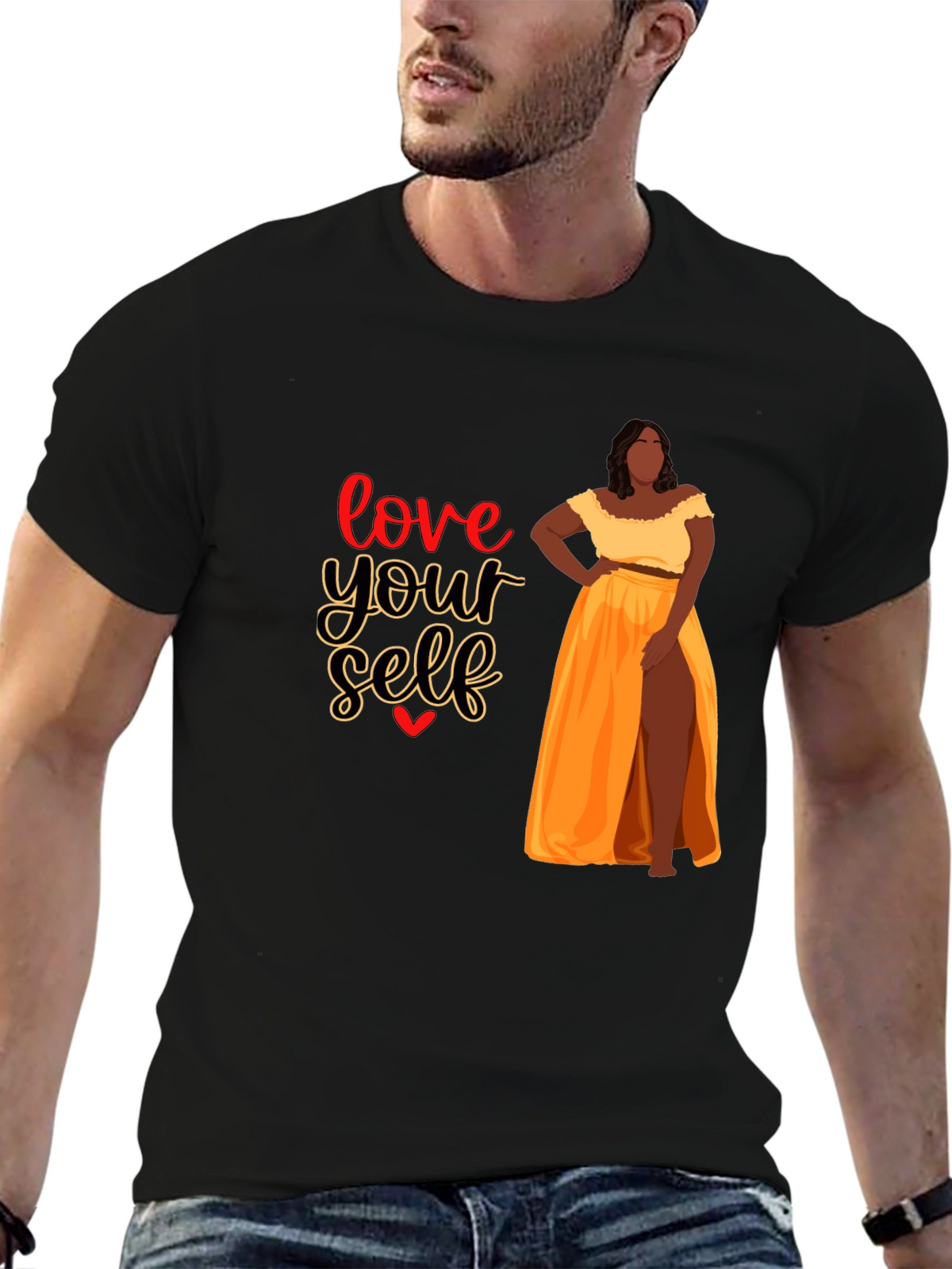 Love Yourself Womens Graphic Tee