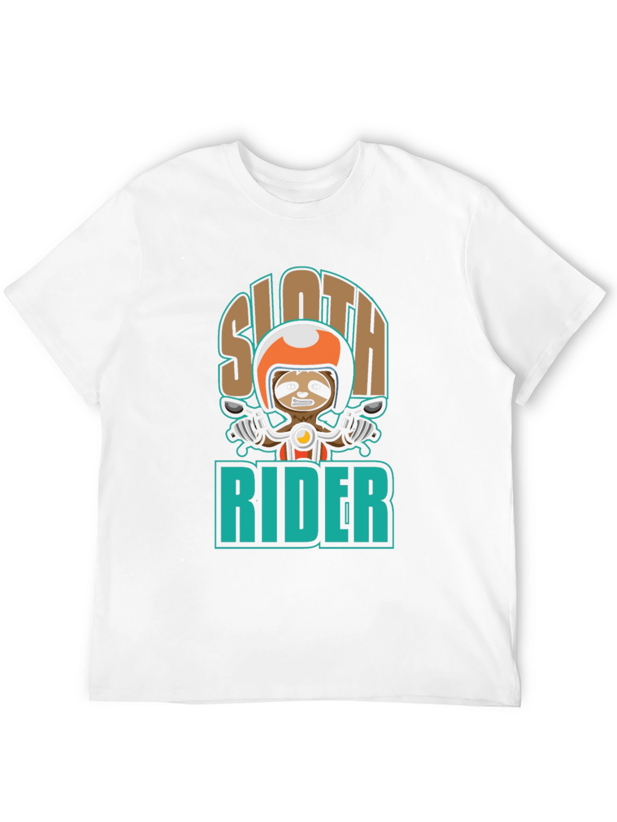 Sloth Rider T-Shirt - Cool Graphic Tee