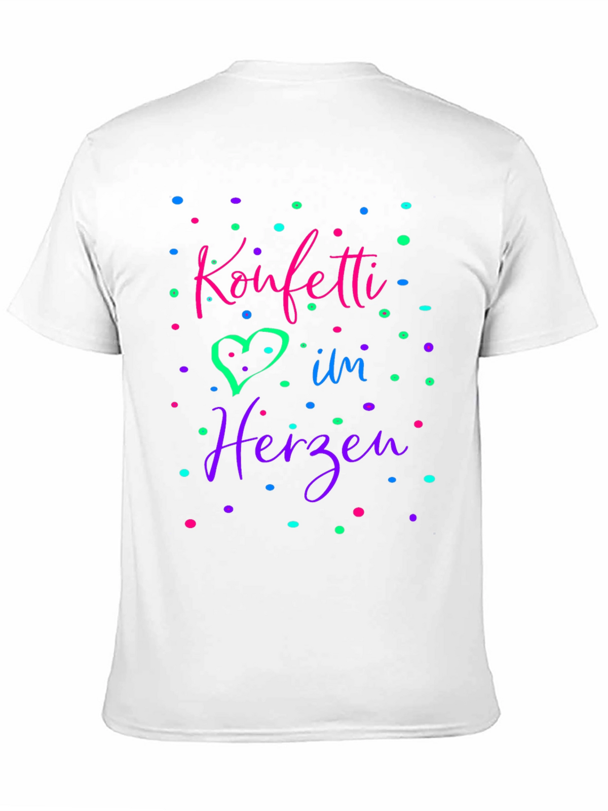 Konfetti im Herzen Black T-Shirt