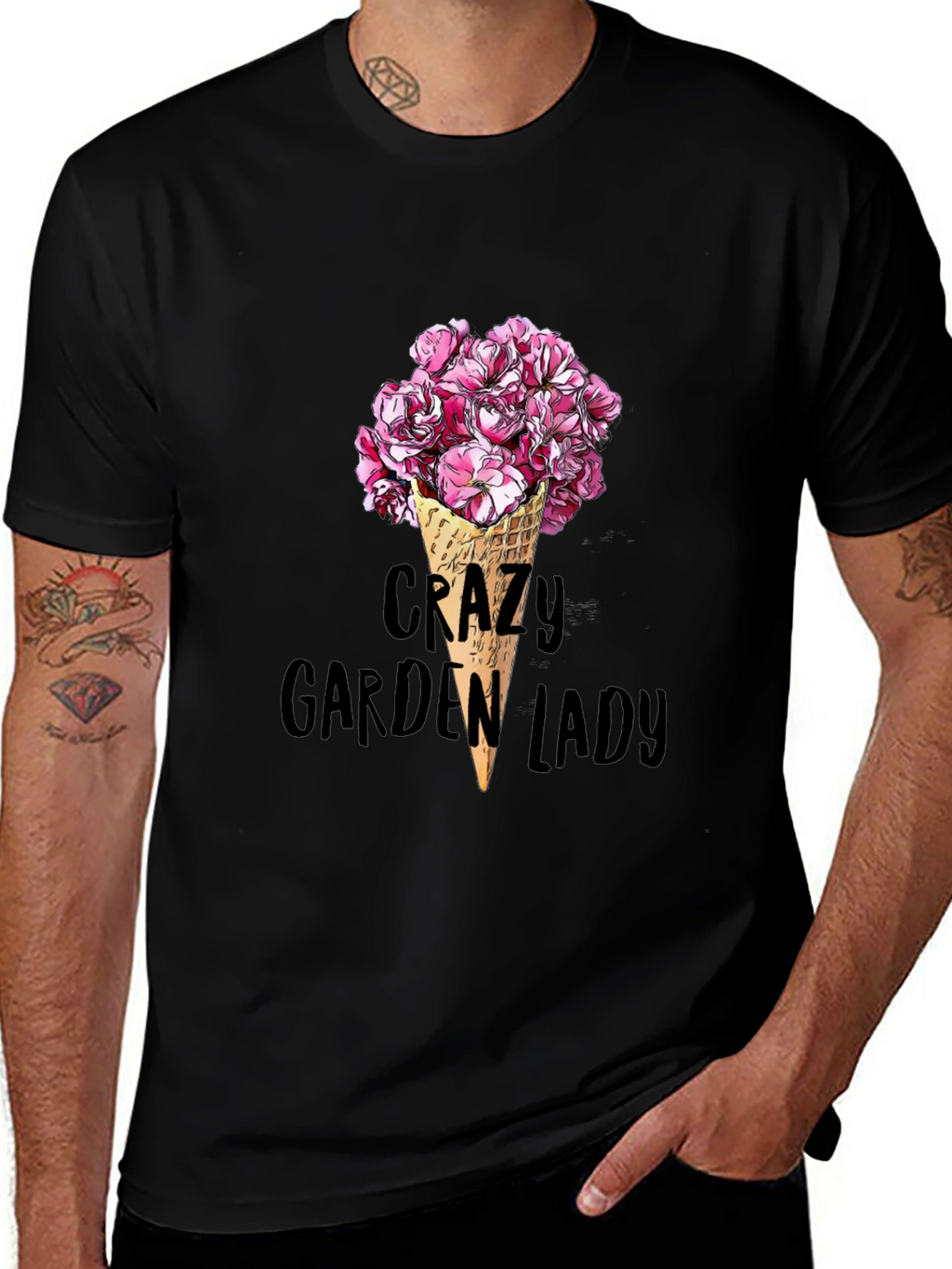Crazy Garden Lady Graphic Tee
