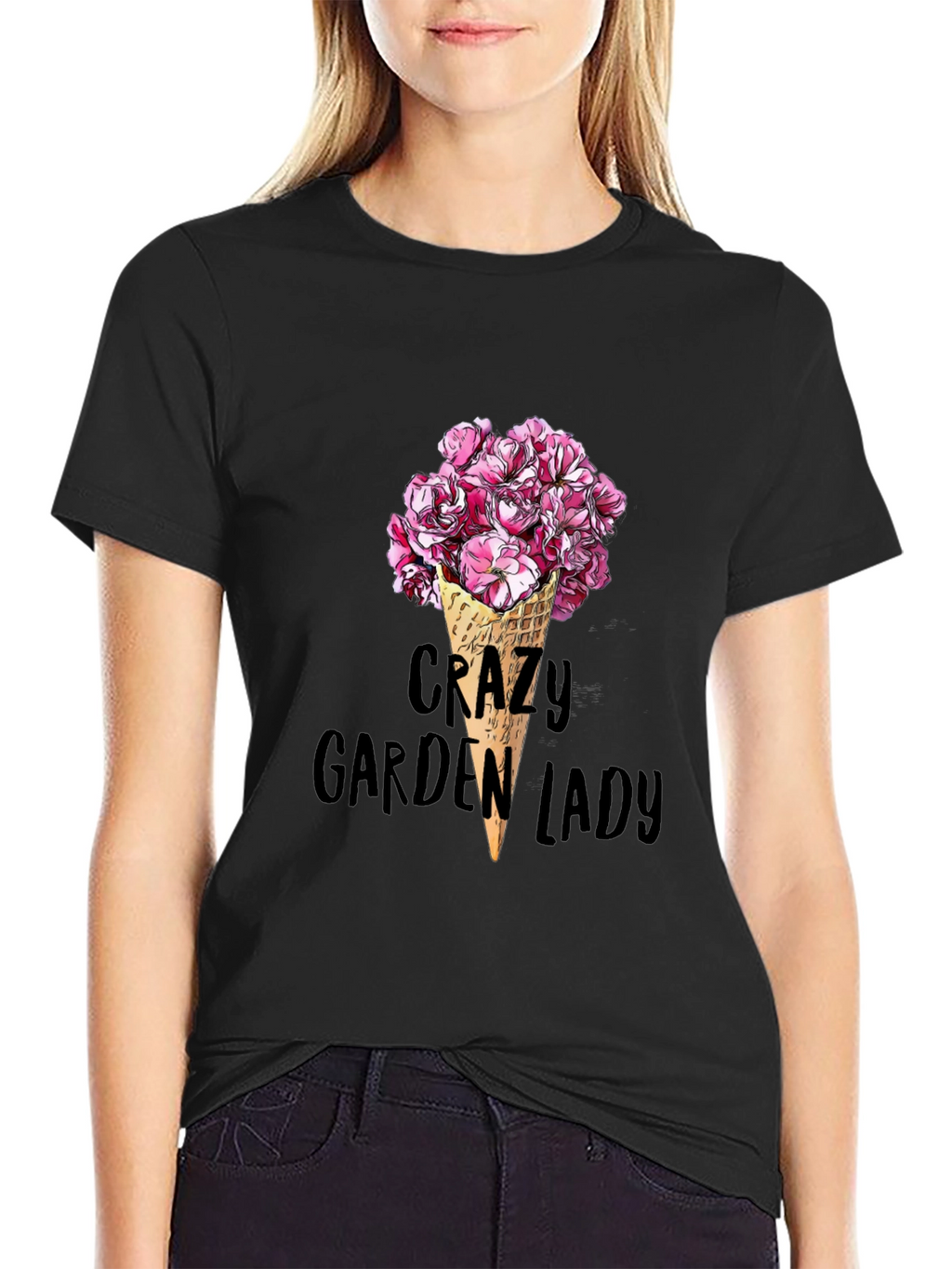 Crazy Garden Lady Graphic Tee