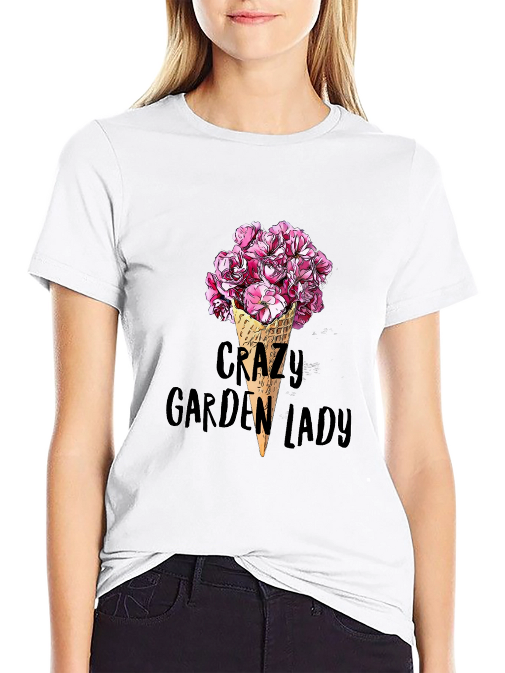 Crazy Garden Lady Graphic Tee