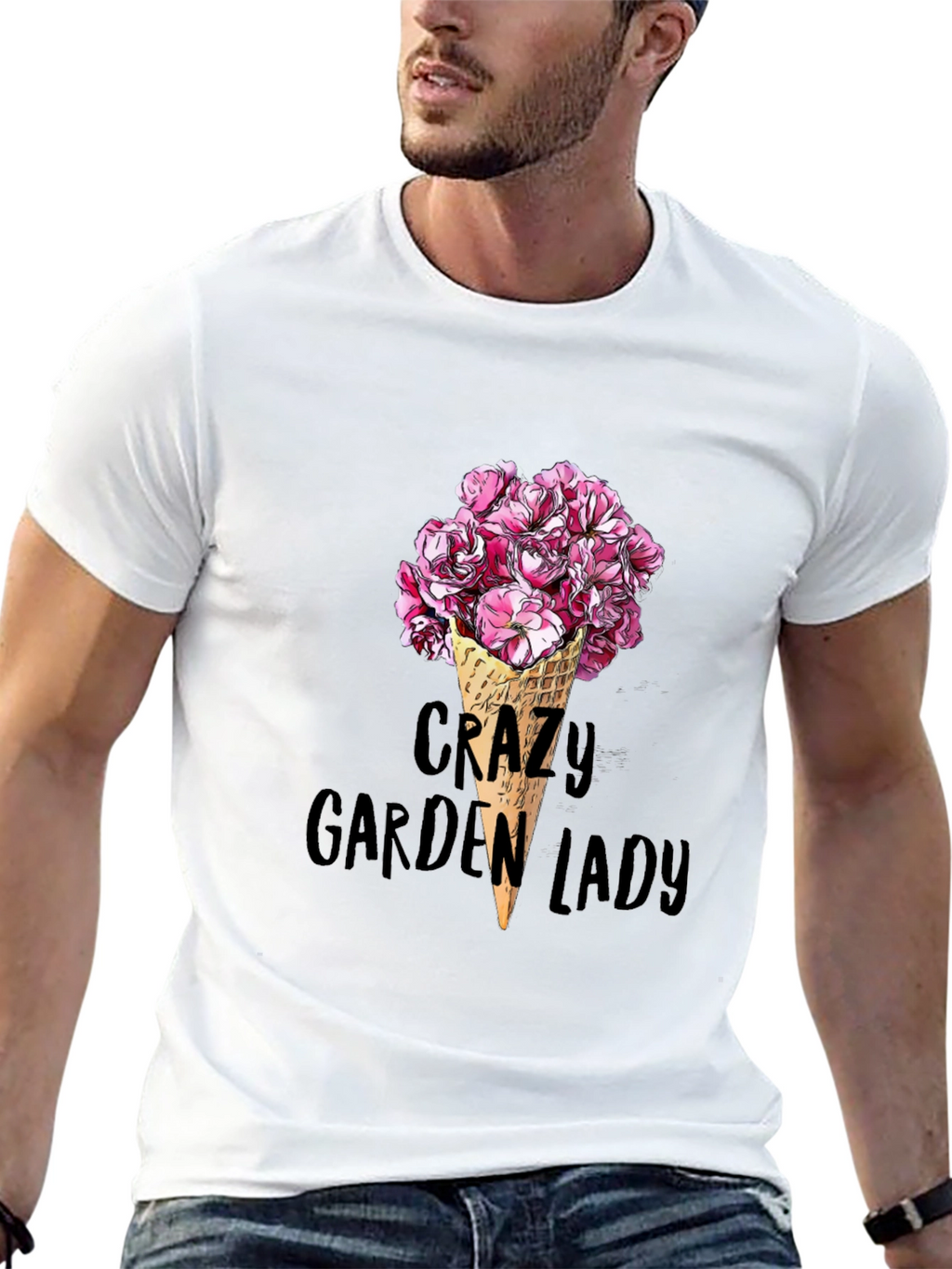 Crazy Garden Lady Graphic Tee