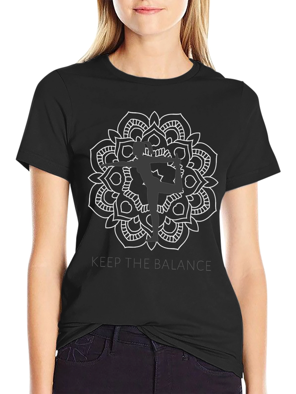 Balance Mandala Graphic Tee - Yoga Inspired