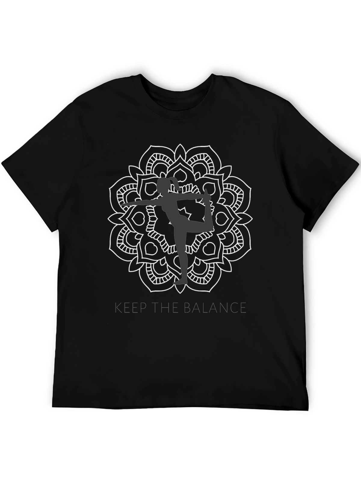 Balance Mandala Graphic Tee - Yoga Inspired