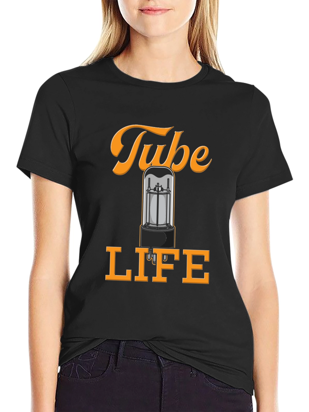 Tube Life T-Shirt - Amplifier Vacuum Tube Graphic Tee