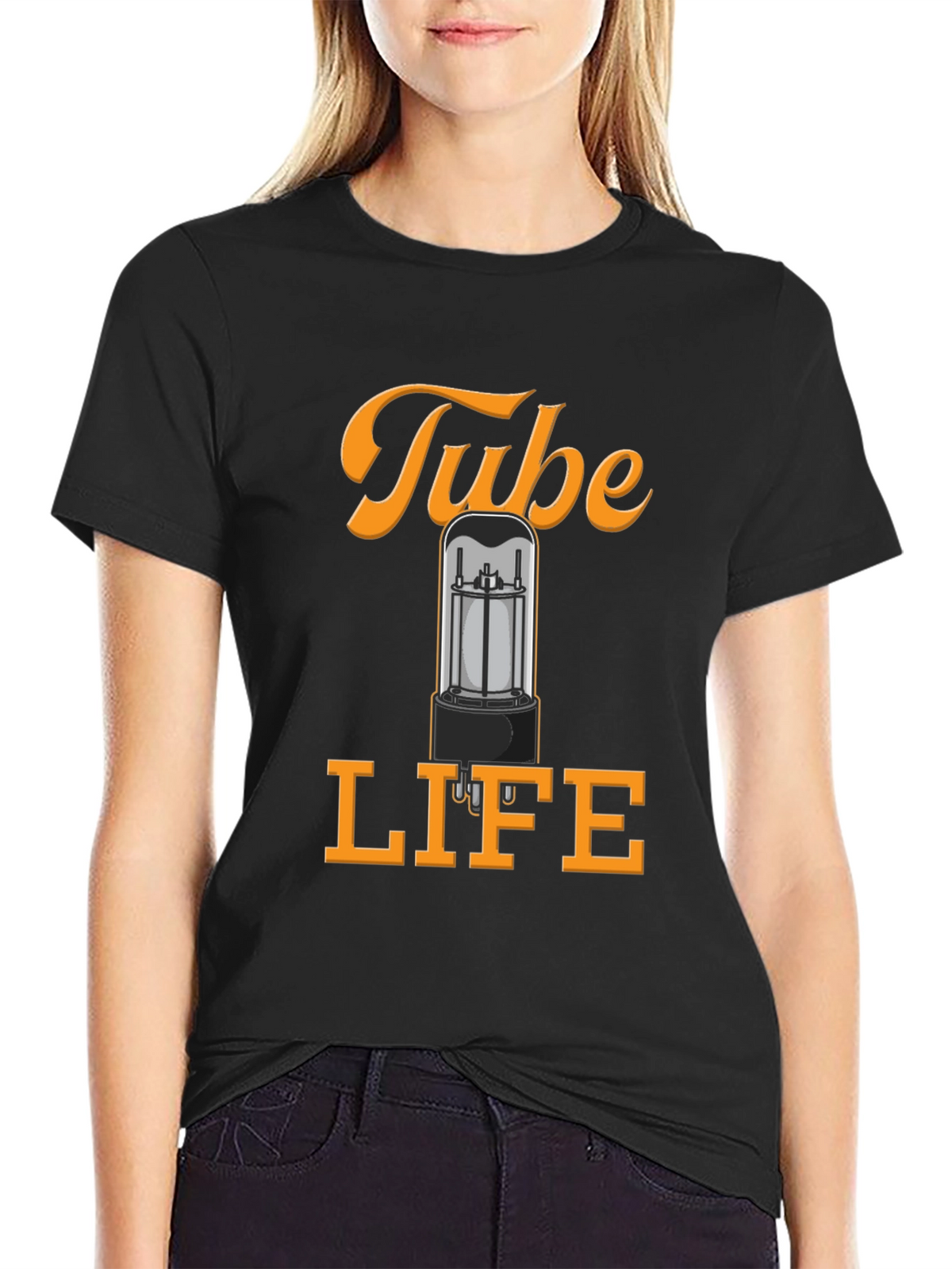 Tube Life T-Shirt - Amplifier Vacuum Tube Graphic Tee