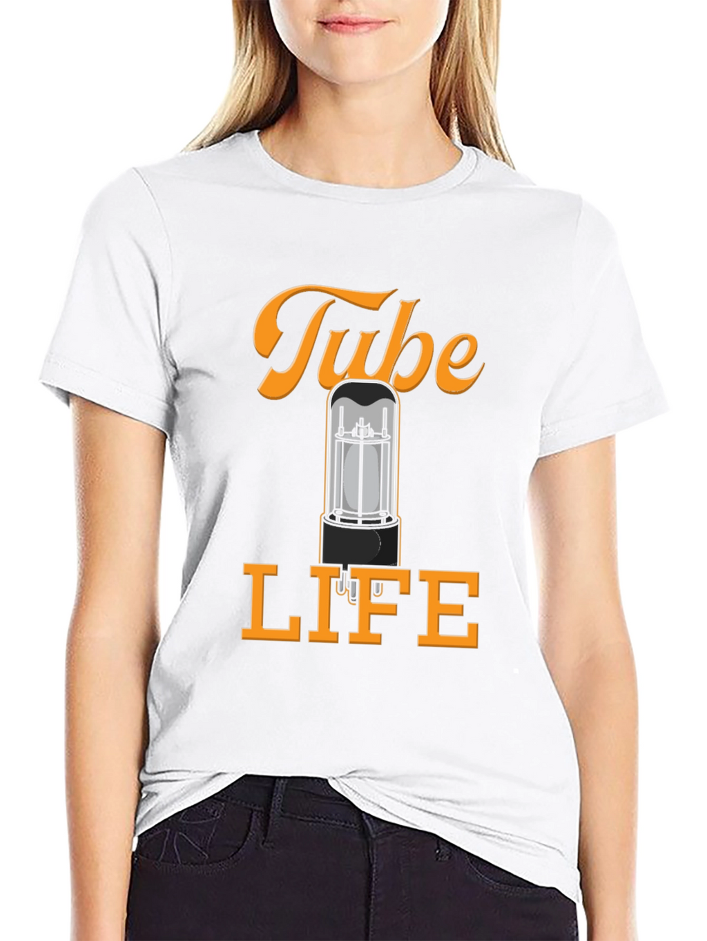 Tube Life T-Shirt - Amplifier Vacuum Tube Graphic Tee