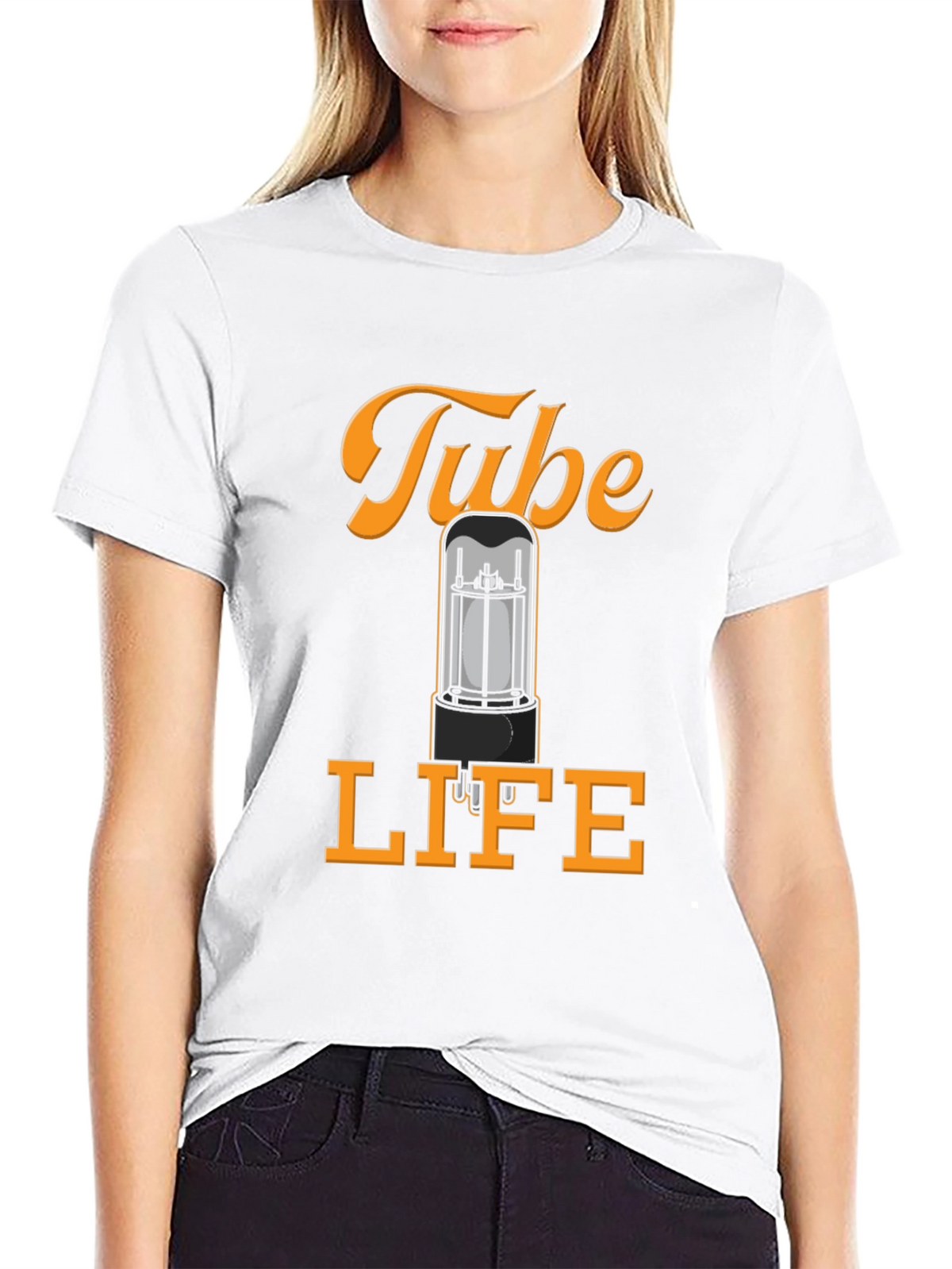 Tube Life T-Shirt - Amplifier Vacuum Tube Graphic Tee