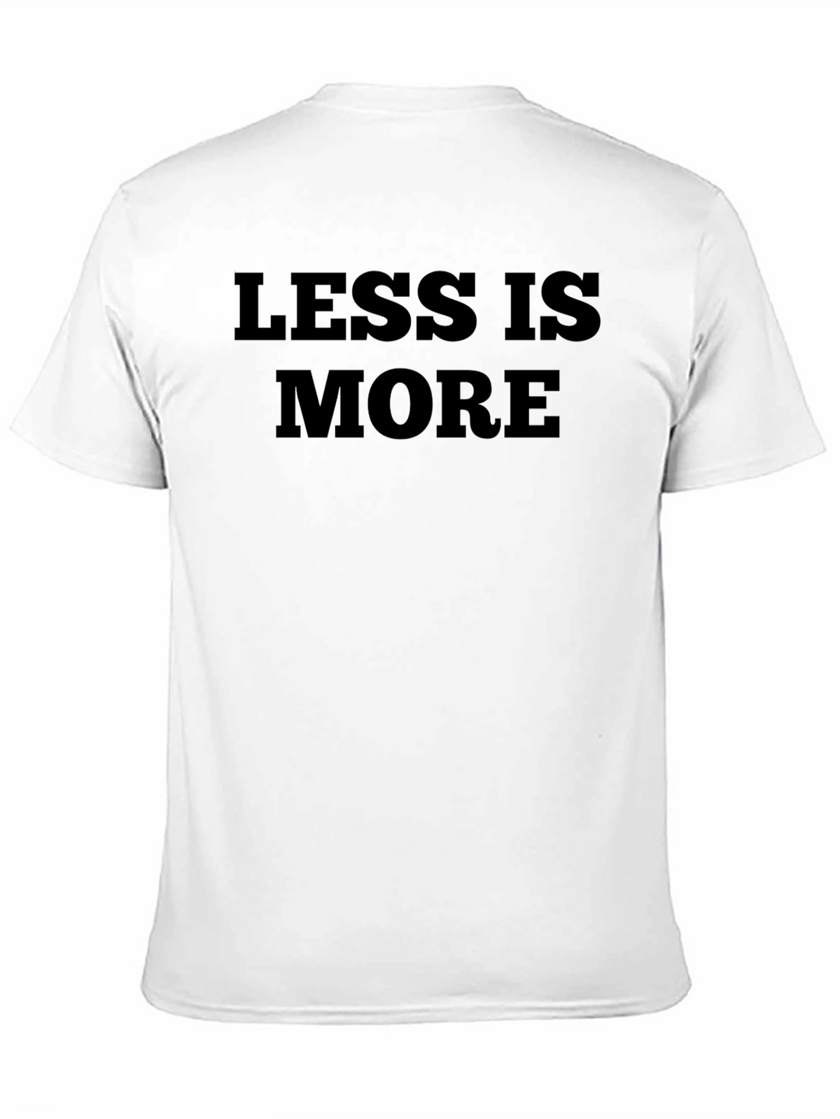 Less is More Graphic Tee - Black