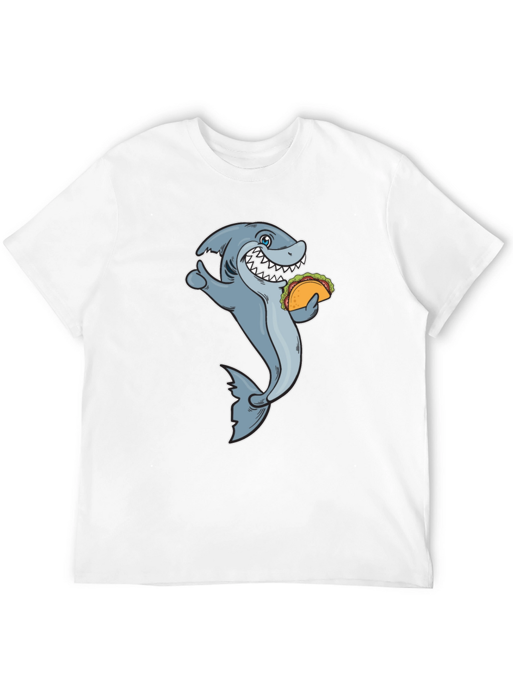 Shark Taco Funny Graphic Tee
