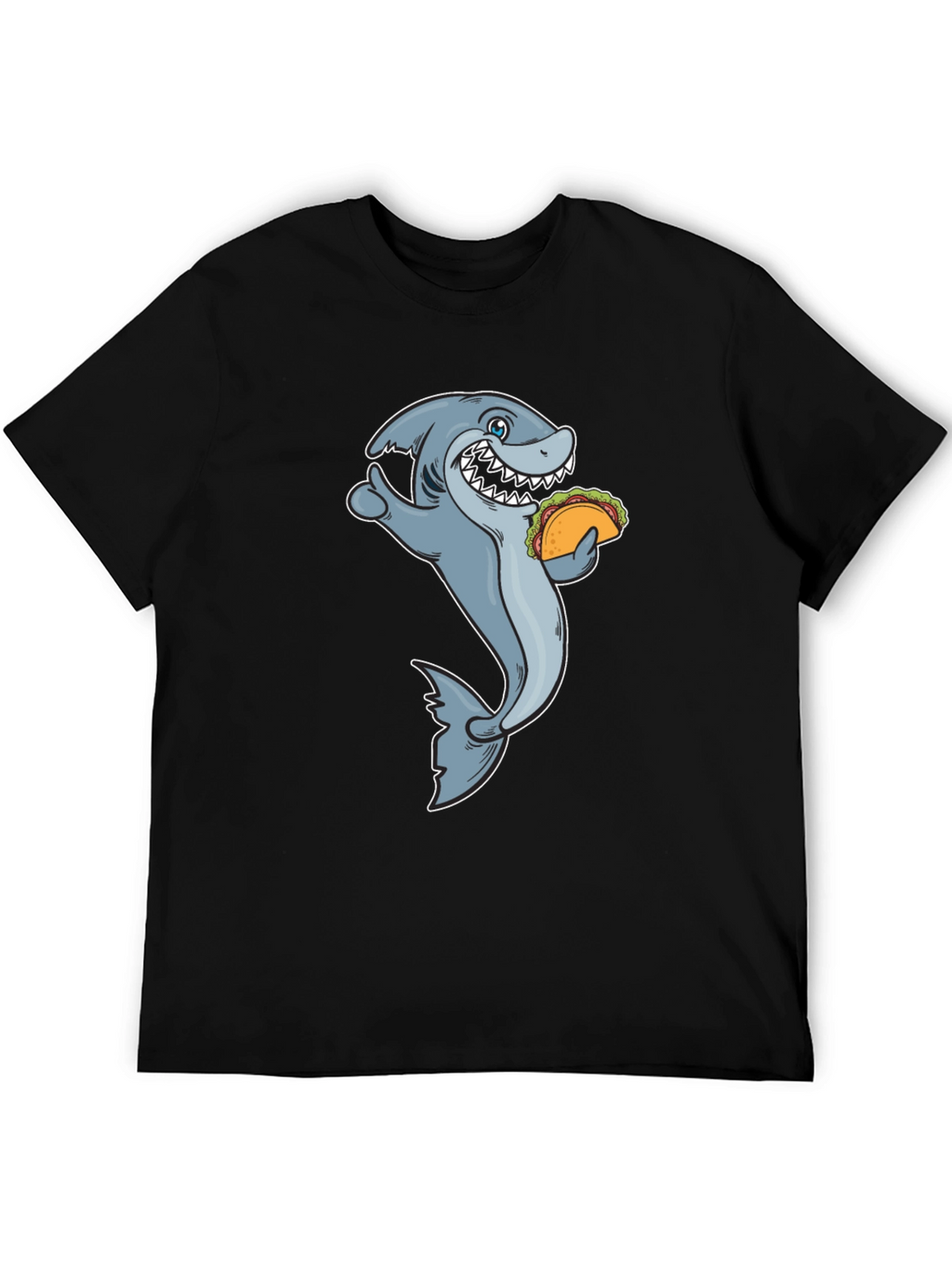 Shark Taco Funny Graphic Tee
