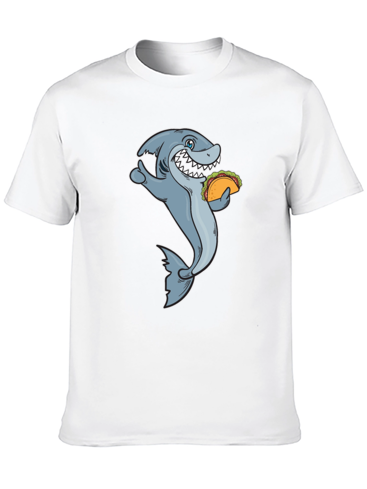 Shark Taco Funny Graphic Tee