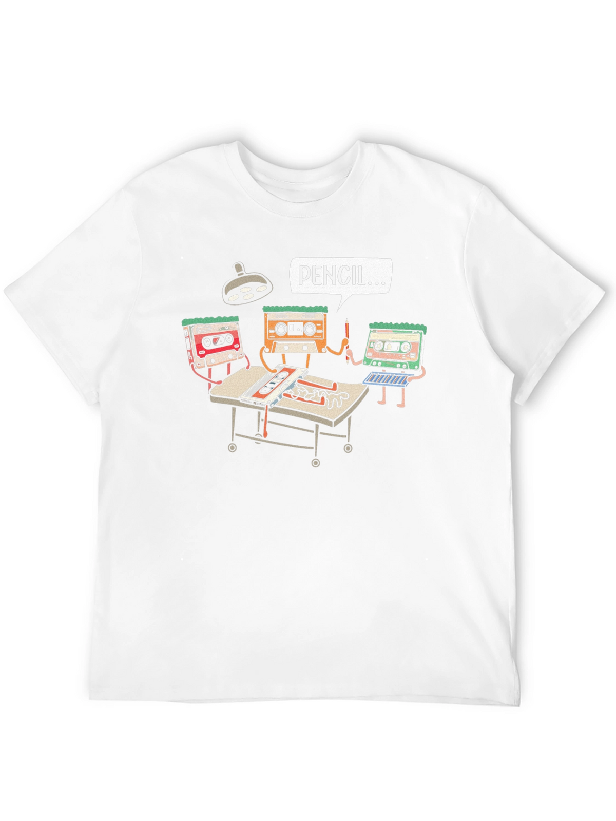 Retro Tape Surgery T-Shirt - Black Graphic Tee