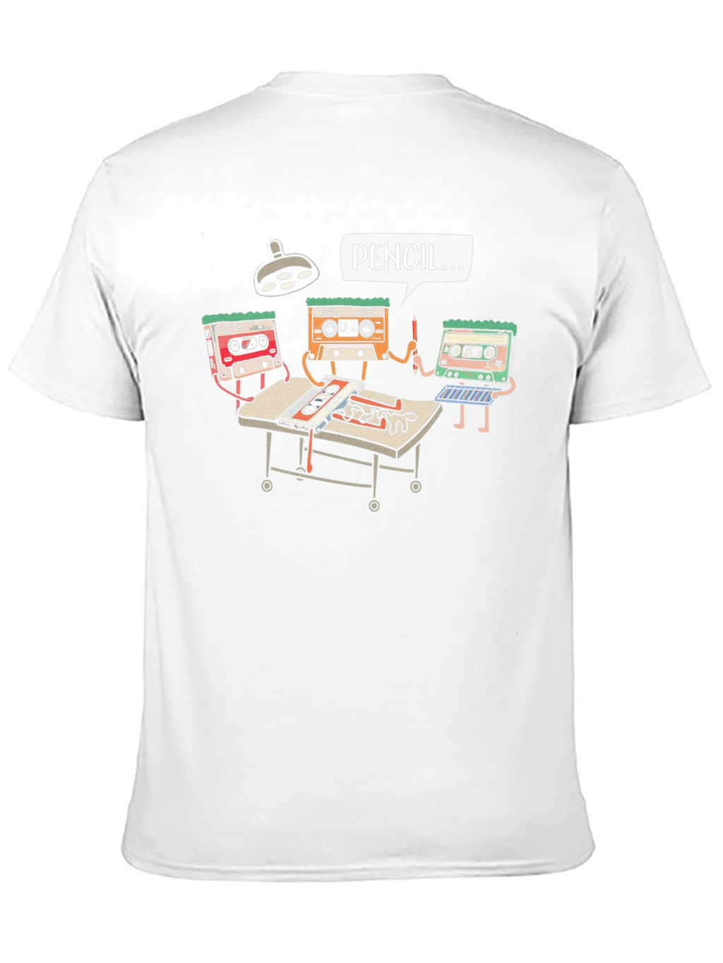 Retro Tape Surgery T-Shirt - Black Graphic Tee