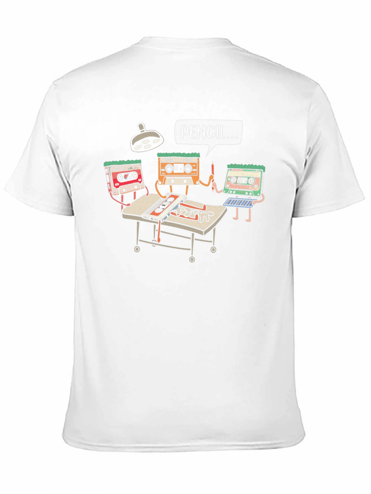 Retro Tape Surgery T-Shirt - Black Graphic Tee