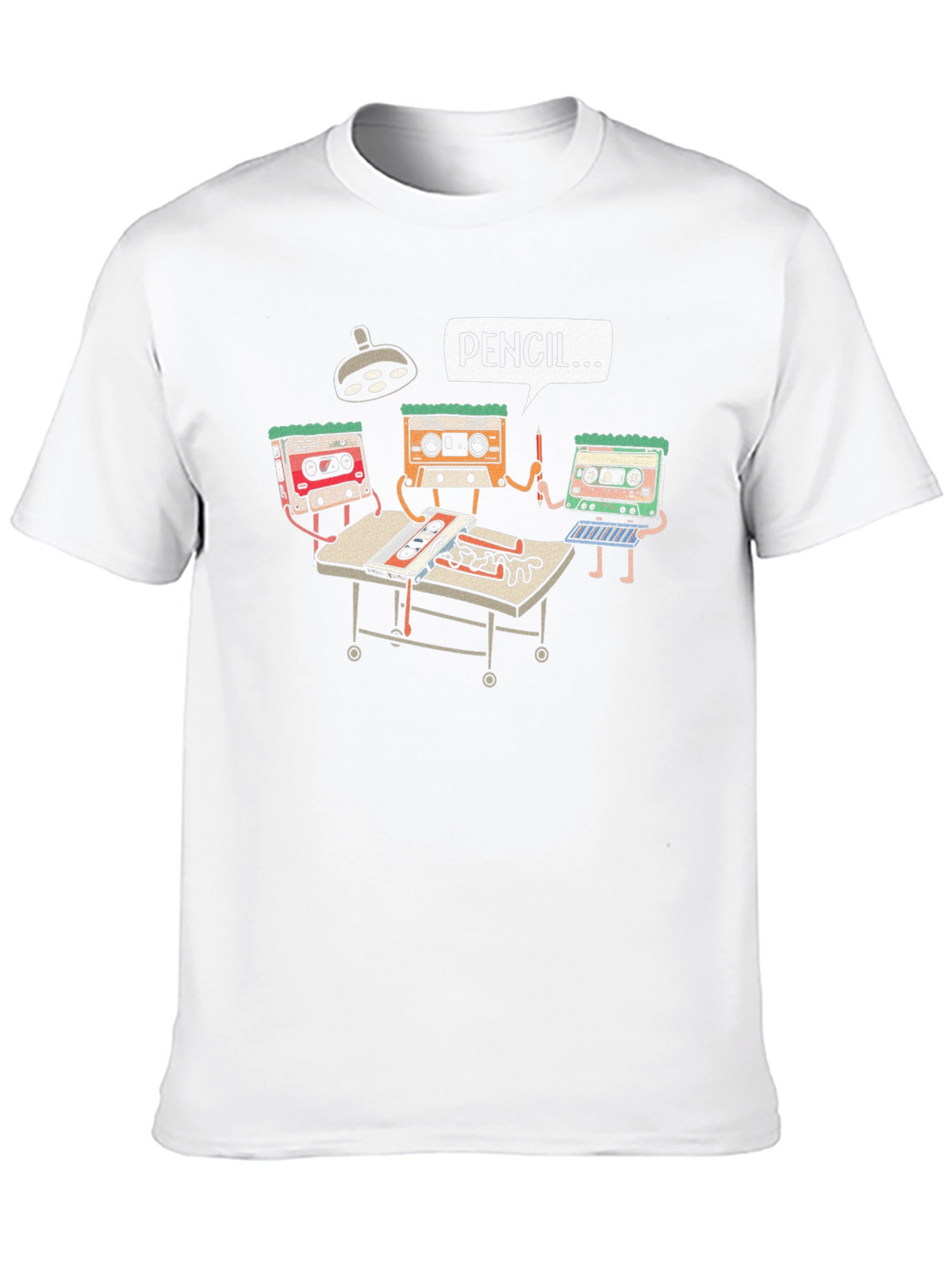 Retro Tape Surgery T-Shirt - Black Graphic Tee