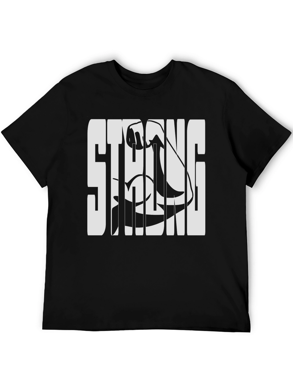 Strong Arm Graphic T-Shirt - Black