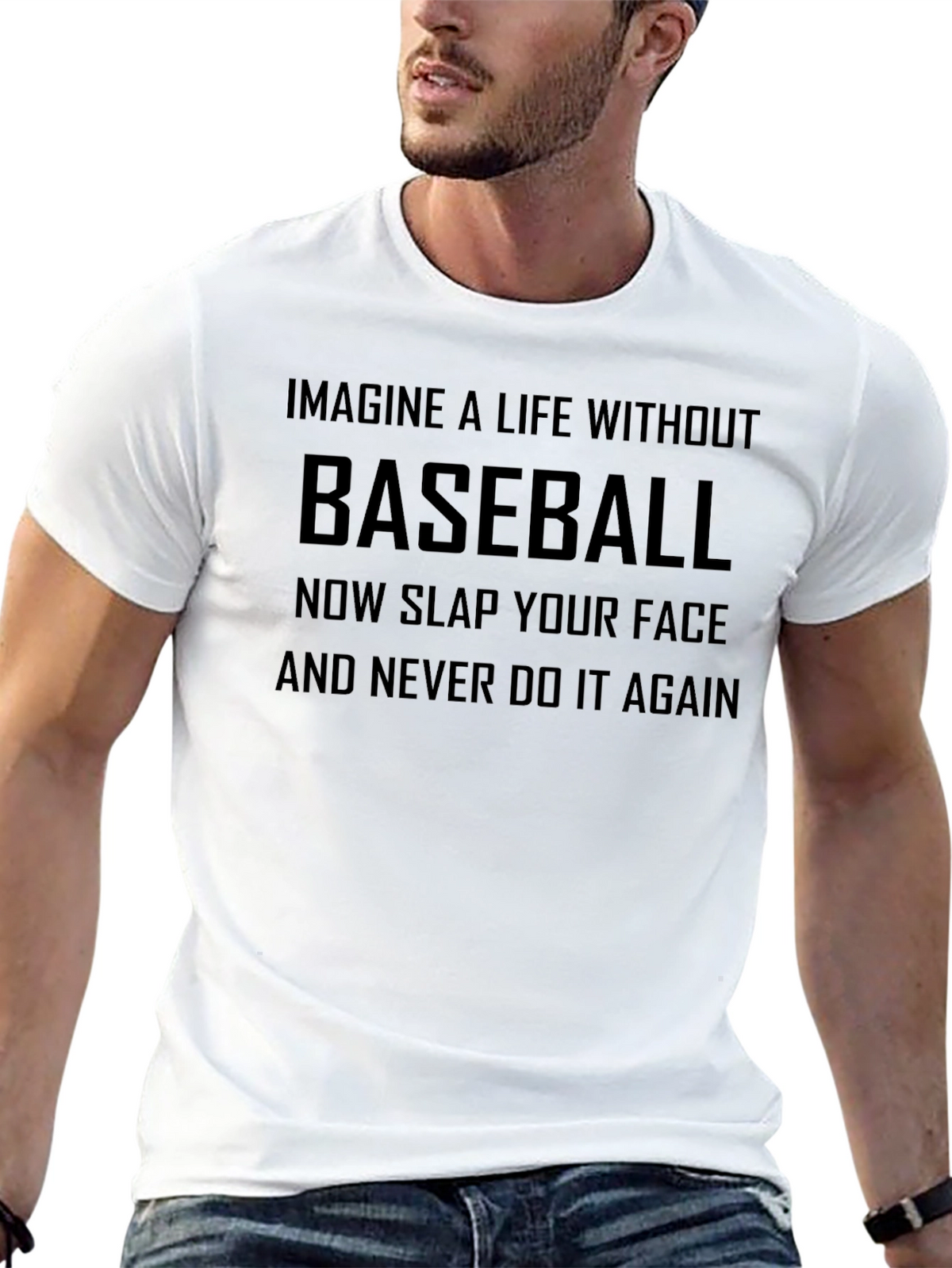 Baseball Slap T-Shirt - Funny Baseball Tee