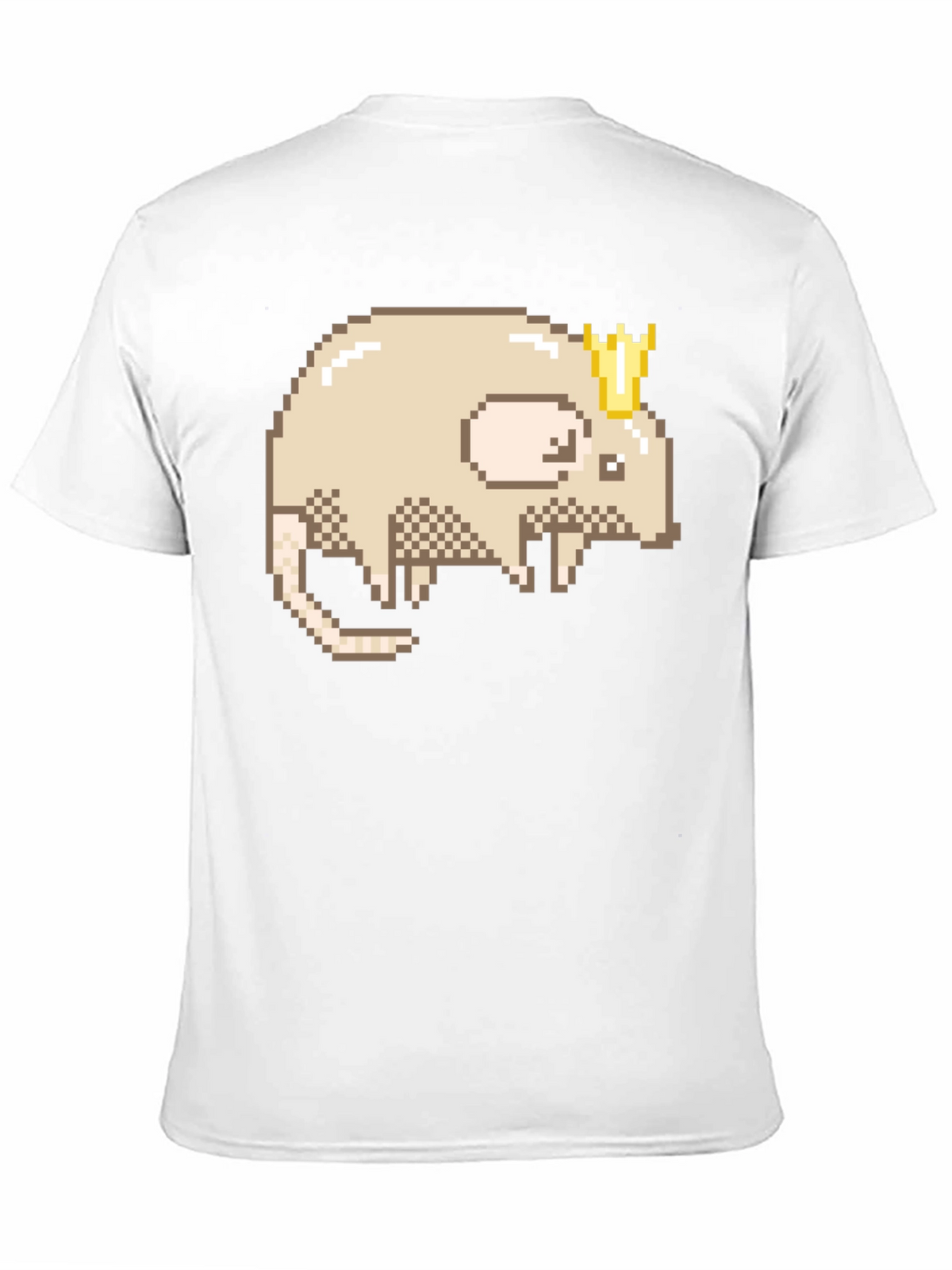 Pixel Rat King Graphic Tee - Black Casual Shirt
