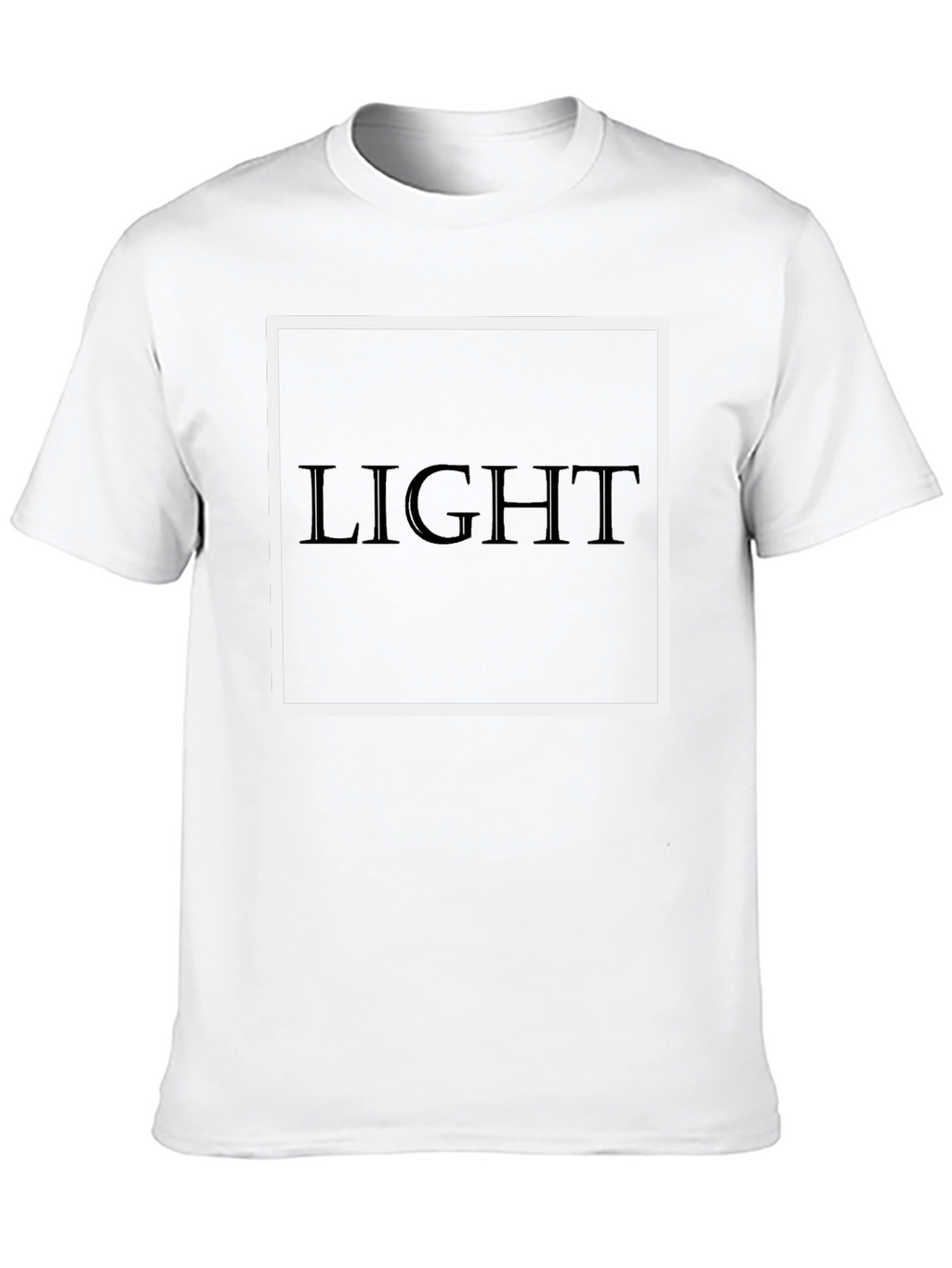 Mens LIGHT Graphic Tee - Black