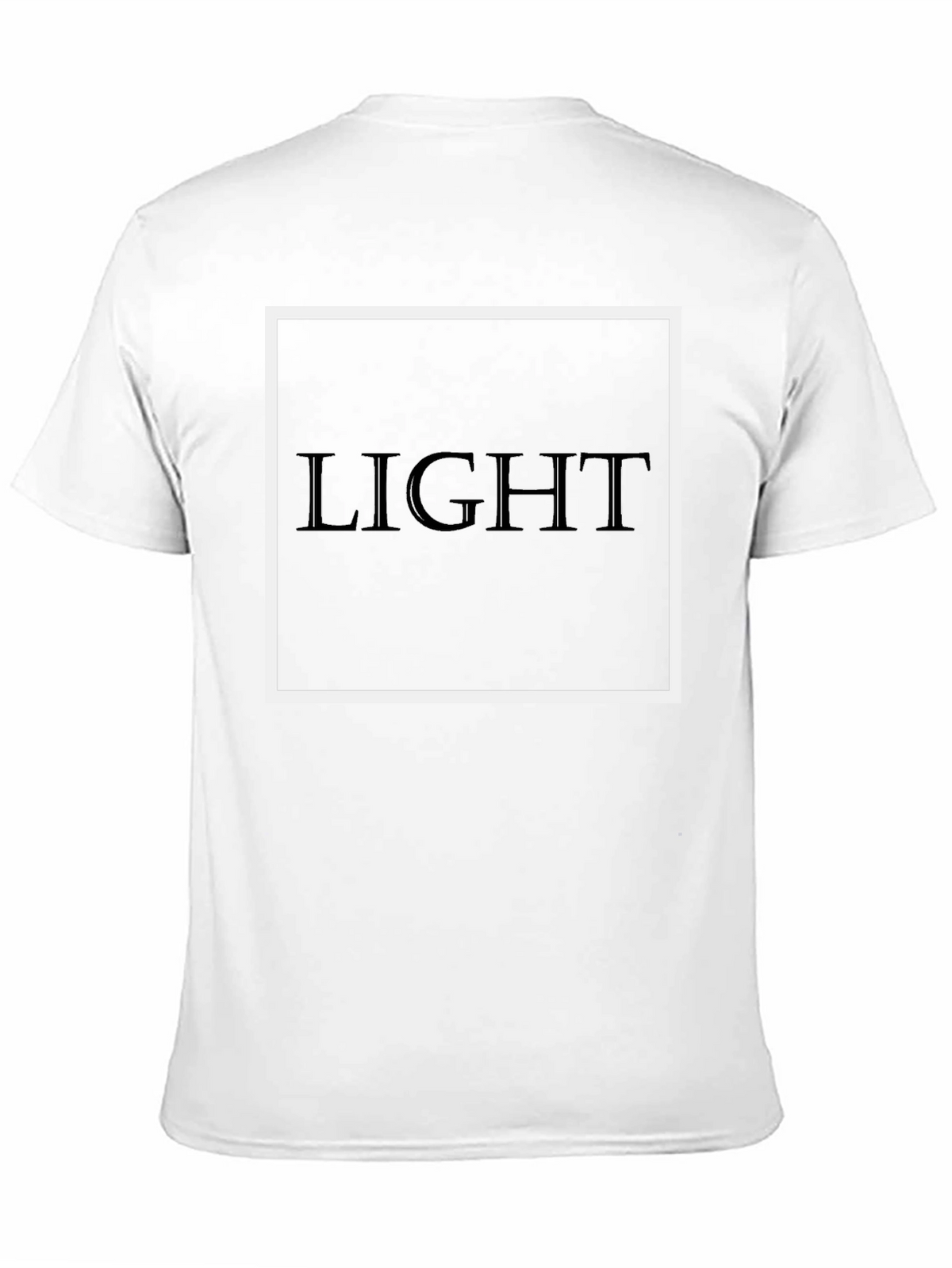 Mens LIGHT Graphic Tee - Black