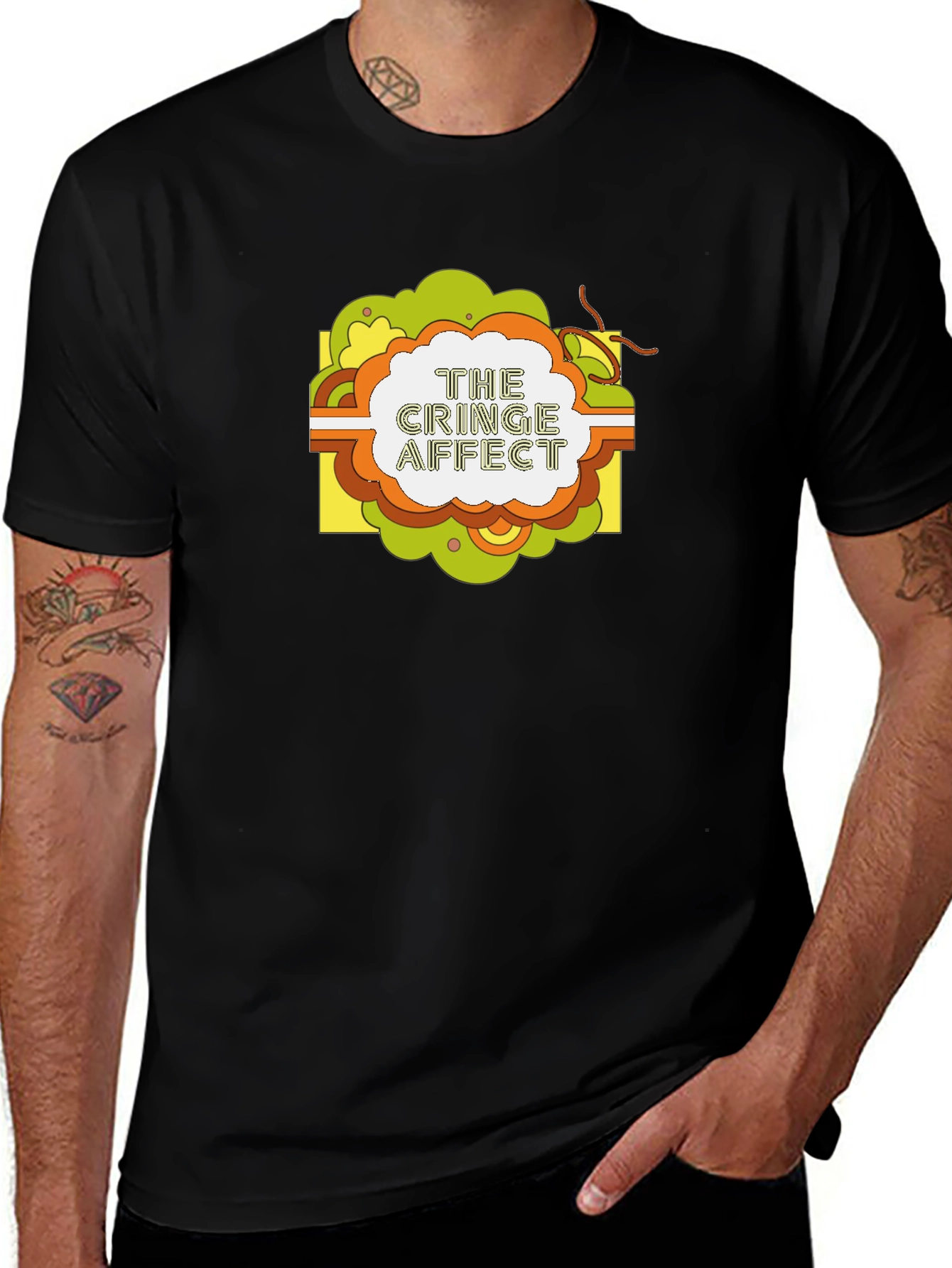 The Cringe Affect Graphic Tee - Retro Style