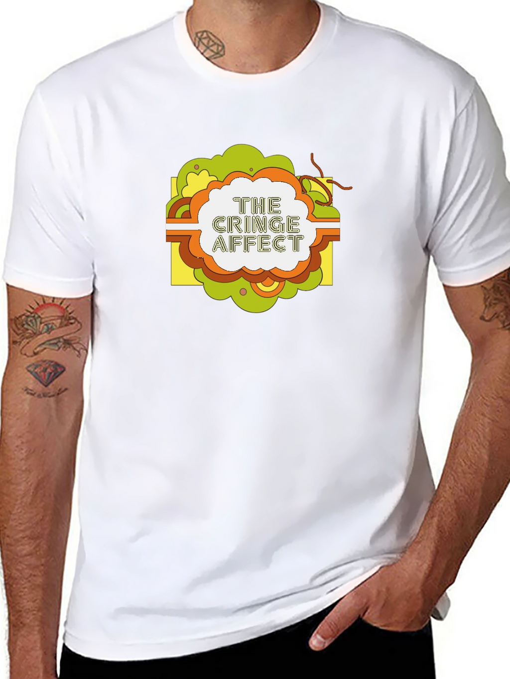 The Cringe Affect Graphic Tee - Retro Style