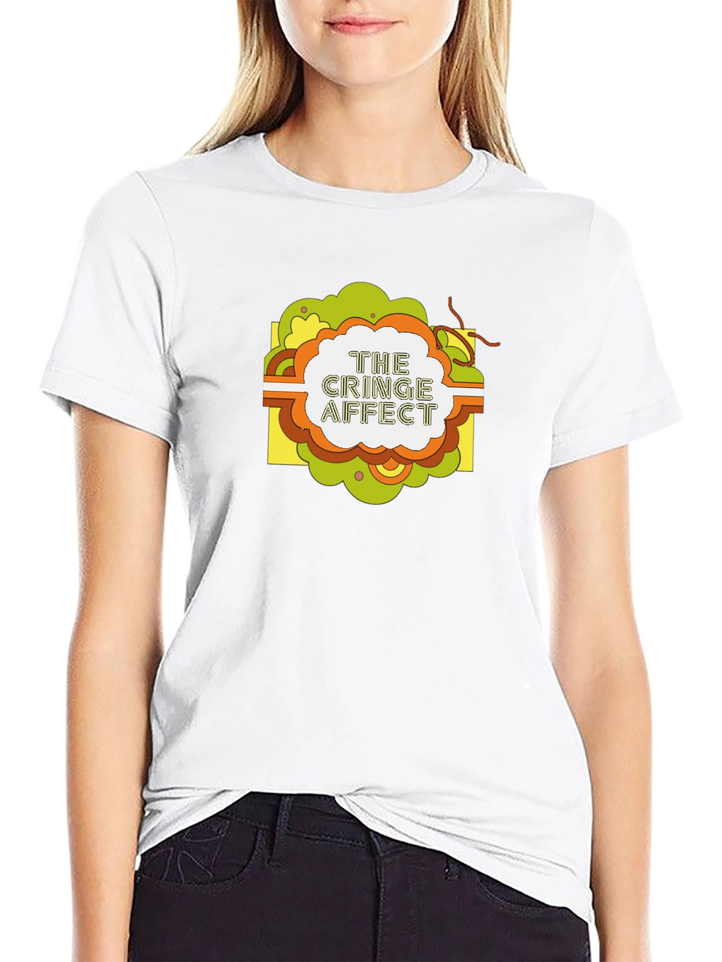 The Cringe Affect Graphic Tee - Retro Style