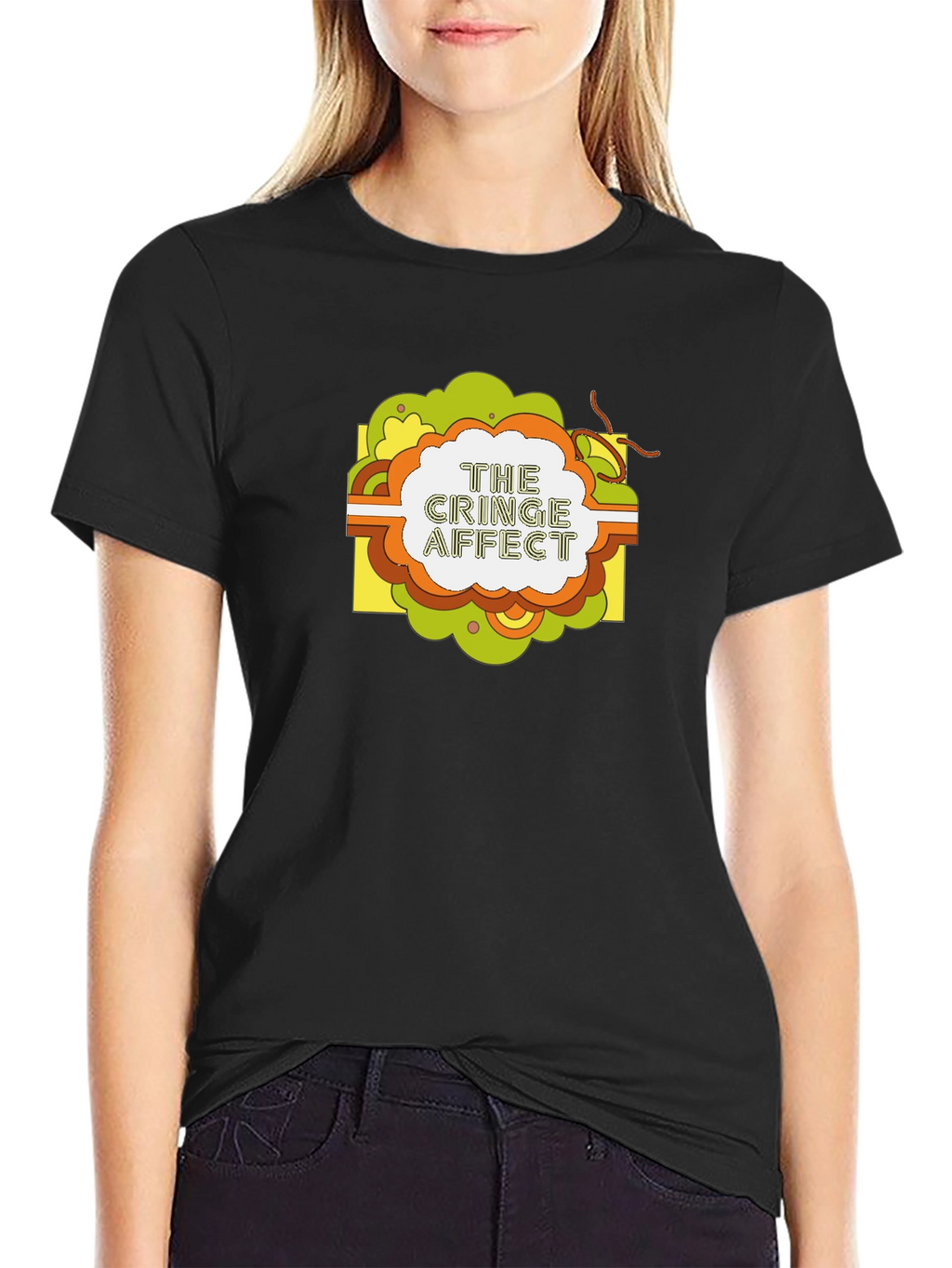 The Cringe Affect Graphic Tee - Retro Style